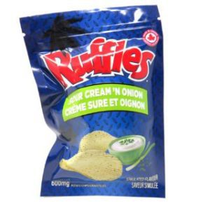 Ruffles Sour Cream ‘N Onion THC Chips UK